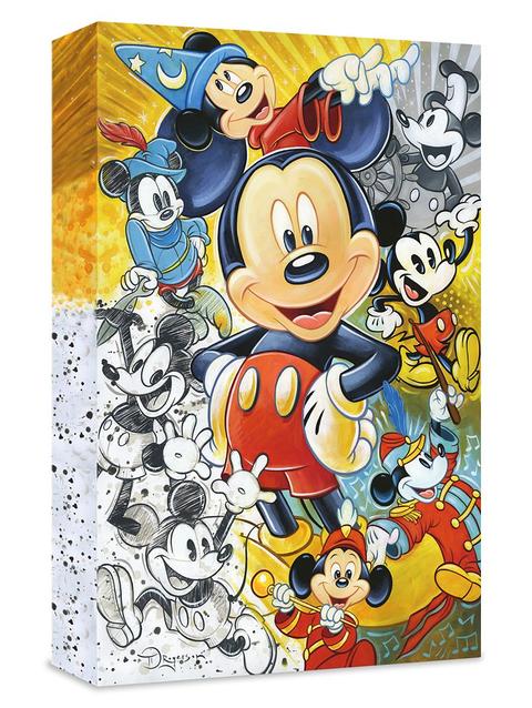 ''90 Years of Mickey Mouse'' Giclée on Canvas by Tim Rogerson – Limited Edition