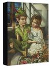 Peter Pan and Wendy ''Sewn to His Shadow'' Giclée on Canvas by Heather Edwards