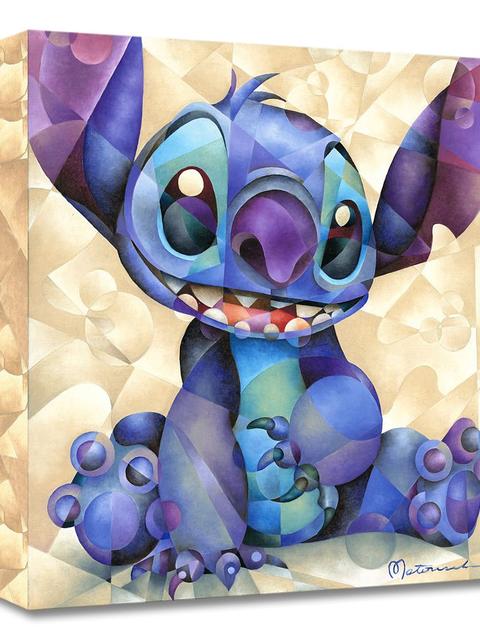 Stitch ''Cute and Fluffy'' Giclée on Canvas by Tom Matousek