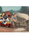 Walt Disney, Mickey Mouse and Friends ''The Engine of Imagination'' Canvas Artwork by Tim Rogerson – 20'' x 30'' – Limited Edition