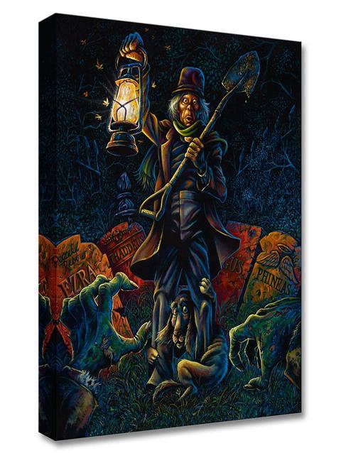 The Haunted Mansion ''The Caretaker'' Canvas Artwork by Craig Skaggs – 24'' x 18'' – Limited Edition