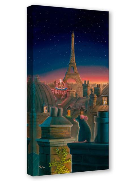 Ratatouille ''A Taste of Paris'' Canvas Artwork by Rob Kaz – 30'' x 15'' – Limited Edition