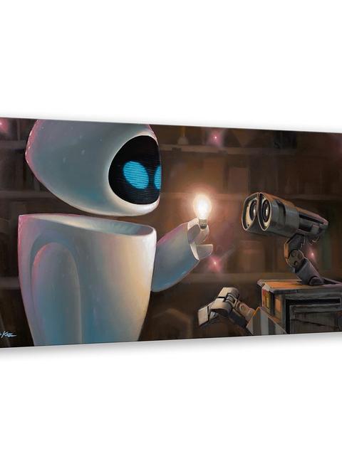 WALL•E ''Electrifying'' Canvas Artwork by Rob Kaz – 15'' x 30'' – Limited Edition