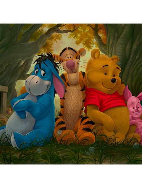 Winnie the Pooh and Pals ''Pooh and His Pals'' Canvas Artwork by Jared Franco – 24'' x 32'' – Limited Edition