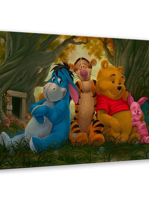 Winnie the Pooh and Pals ''Pooh and His Pals'' Canvas Artwork by Jared Franco – 24'' x 32'' – Limited Edition