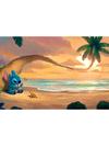 Stitch ''Sunset Serenade'' Canvas Artwork by Rob Kaz – 15'' x 30'' – Limited Edition