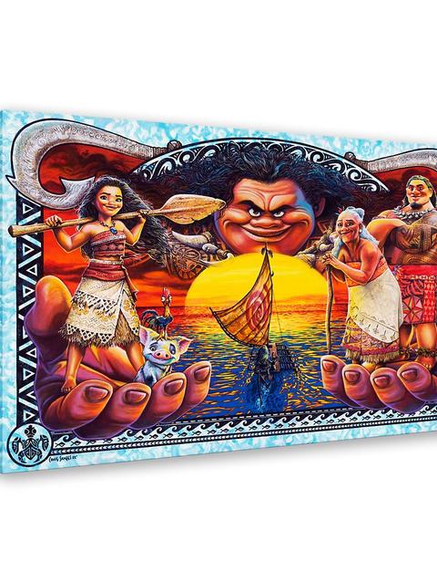 Moana ''Journey to the Horizon'' Canvas Artwork by Craig Skaggs – 12'' x 18'' – Limited Edition