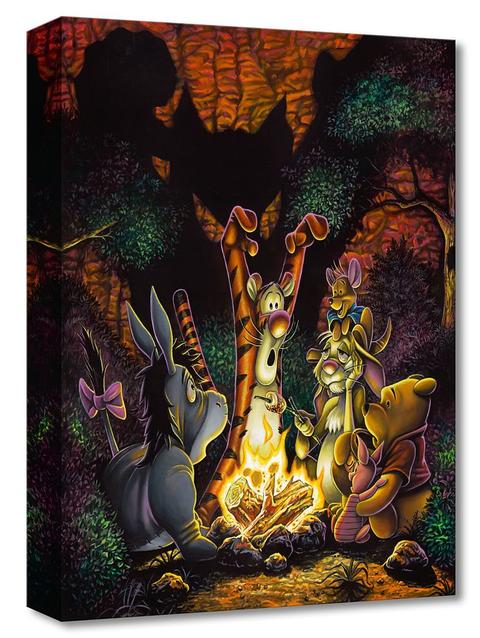 Winnie the Pooh and Pals ''Tigger's Spooky Tale'' Canvas Artwork by Craig Skaggs – 15'' x 12'' – Limited Edition