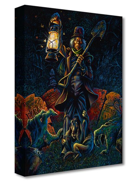 The Haunted Mansion ''The Caretaker'' Canvas Artwork by Craig Skaggs – 16'' x 12'' – Limited Edition