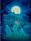 The Haunted Mansion ''Beware of Hitchhiking Ghosts'' Canvas Artwork by Rob Kaz – Limited Edition