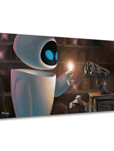 WALL•E ''Electrifying'' Canvas Artwork by Rob Kaz – 10'' x 20'' – Limited Edition