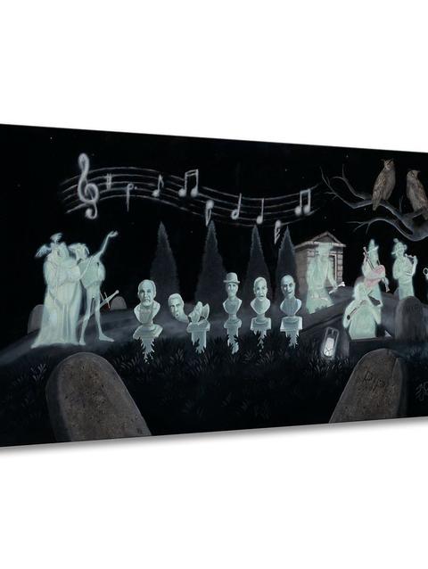 The Haunted Mansion ''Graveyard Symphony'' Canvas Artwork by Michael Provenza – Limited Edition