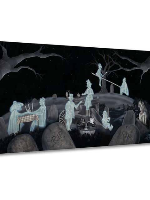 The Haunted Mansion ''Tea Party'' Canvas Artwork by Michael Provenza – Limited Edition