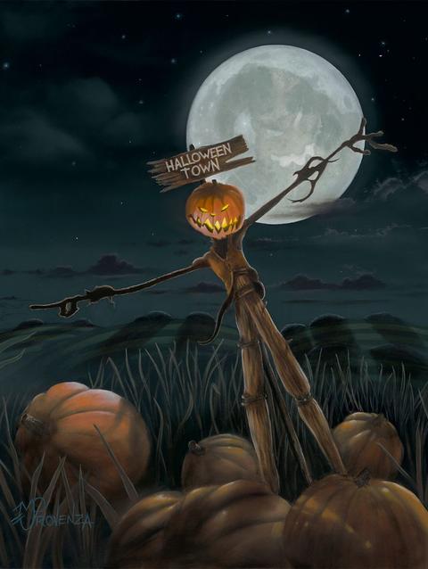 The Nightmare Before Christmas ''This Is Halloween'' Gallery Wrapped Canvas by Michael Provenza – Signed Limited Edition