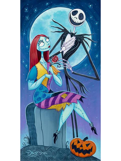 The Nightmare Before Christmas ''Stitched Together'' Gallery Wrapped Canvas by Tim Rogerson – Signed Limited Edition