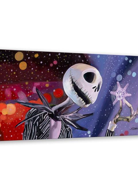 The Nightmare Before Christmas ''White Things in the Air'' Gallery Wrapped Canvas by Arienne Boley – Signed Limited Edition