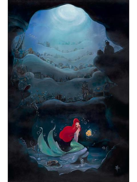 The Little Mermaid ''Part of that World'' Gallery Wrapped Canvas by Liana Hee – Signed Limited Edition