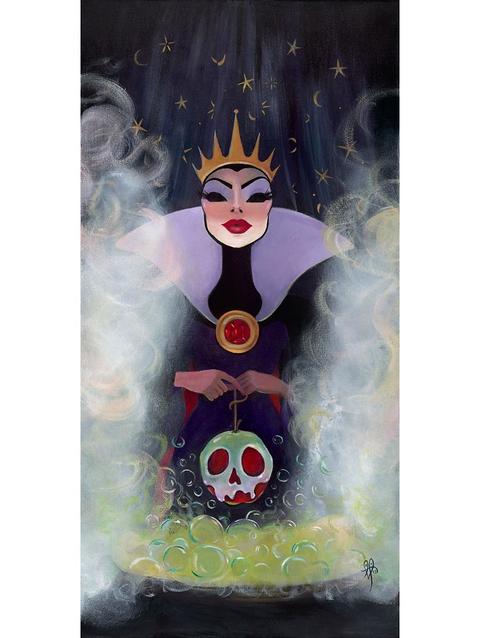 Snow White and the Seven Dwarfs ''Evil Queen'' Gallery Wrapped Canvas by Liana Hee – Signed Limited Edition