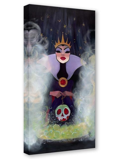 Snow White and the Seven Dwarfs ''Evil Queen'' Gallery Wrapped Canvas by Liana Hee – Signed Limited Edition