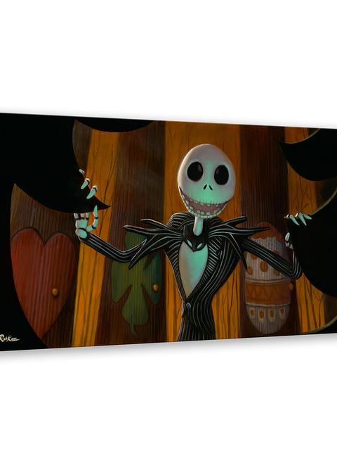 The Nightmare Before Christmas ''What's This?'' Gallery Wrapped Canvas by Rob Kaz – Signed Limited Edition