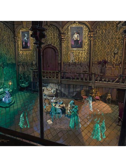 The Haunted Mansion ''Foolish Mortals'' Gallery Wrapped Canvas by Rodel Gonzalez – Limited Edition