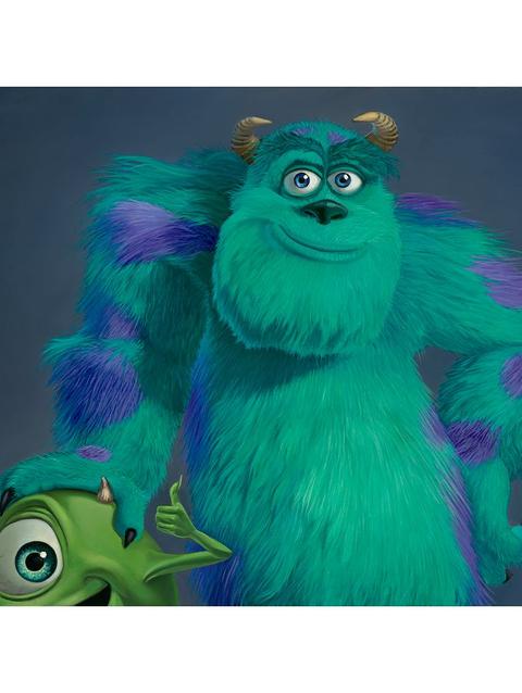 Monsters, Inc. "Mike and Sulley" Gallery Wrapped Canvas by Jared Franco – Limited Edition