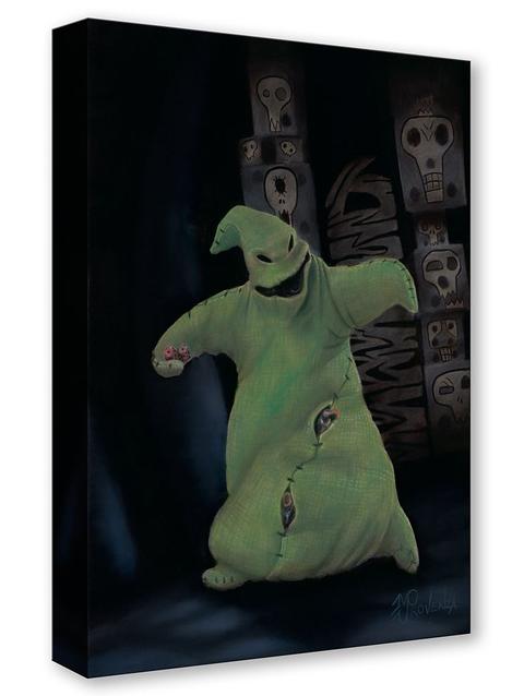 Oogie Boogie ''Snake Eyes'' Gallery Wrapped Canvas by Michael Provenza – The Nightmare Before Christmas – Limited Edition