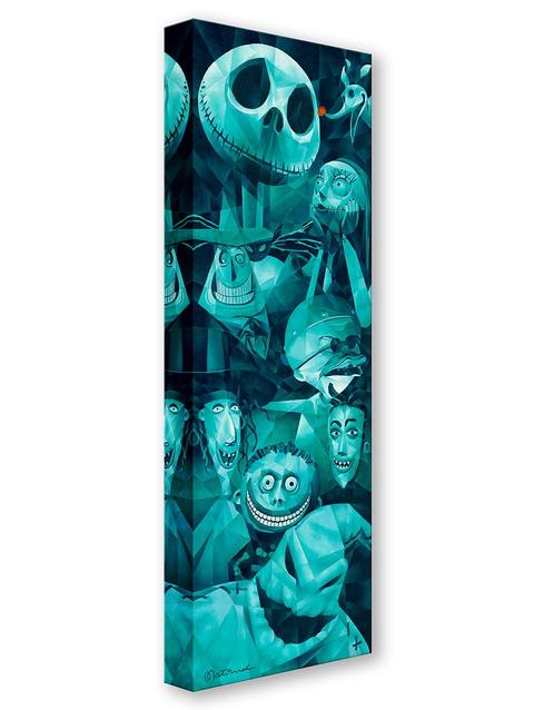 The Nightmare Before Christmas ''Faces of Halloween Town'' Gallery Wrapped Canvas by Tom Matousek – Limited Edition