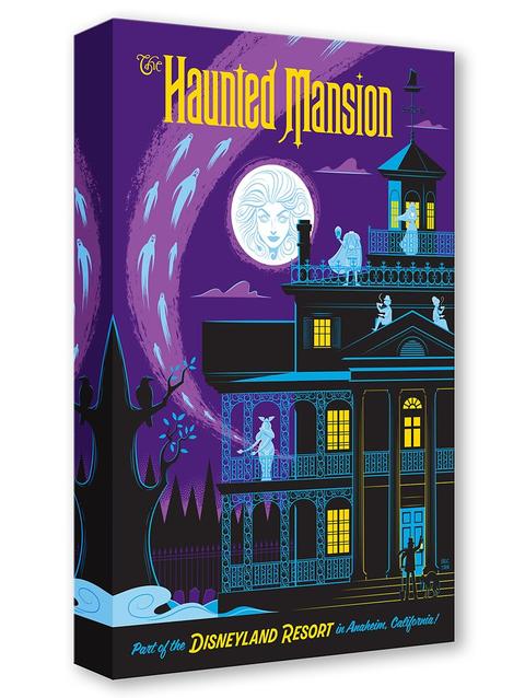 The Haunted Mansion ''Disneyland's Haunted Mansion'' Gallery Wrapped Canvas by Eric Tan – Limited Edition