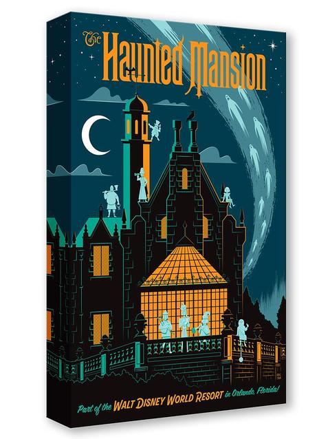 The Haunted Mansion ''Magic Kingdom's Haunted Mansion'' Gallery Wrapped Canvas by Eric Tan – Limited Edition