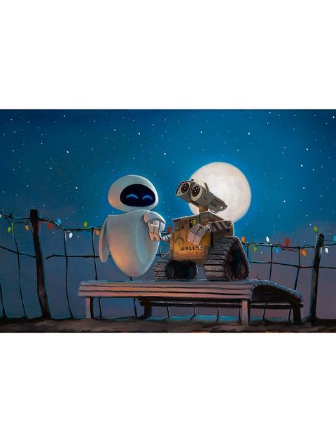 WALL•E ''It Only Takes a Moment'' Gallery Wrapped Canvas by Rob Kaz – Limited Edition