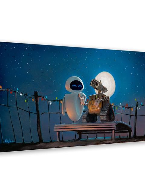 WALL•E ''It Only Takes a Moment'' Gallery Wrapped Canvas by Rob Kaz – Limited Edition