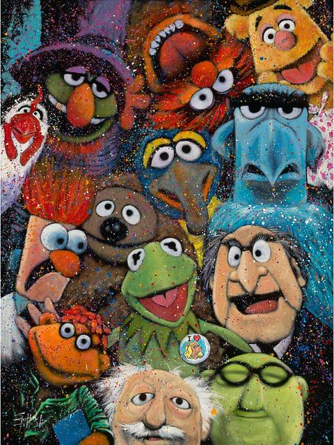 The Muppets ''The Muppet Show'' Gallery Wrapped Canvas by Stephen Fishwick – Limited Edition