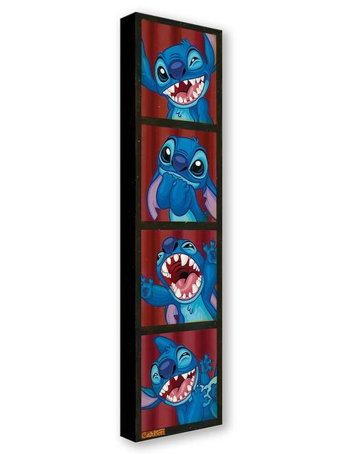 Stitch ''Leave Me in Stitches'' Gallery Wrapped Canvas by Trevor Carlton – Lilo & Stitch – Limited Edition