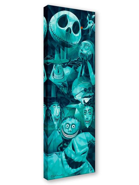 The Nightmare Before Christmas ''Faces of Halloween Town'' Gallery Wrapped Canvas by Tom Matousek – Signed Limited Edition