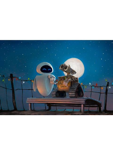 WALL•E ''It Only Takes a Moment'' Gallery Wrapped Canvas by Rob Kaz – Signed Limited Edition