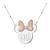 Minnie Mouse Monogram Necklace by Rebecca Hook – Personalizable