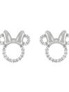 Minnie Mouse Sterling Silver Icon Earrings by Rebecca Hook