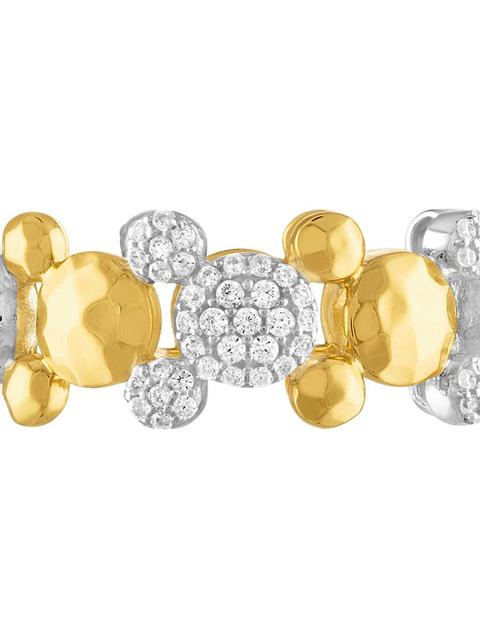 Mickey Mouse Icon Two-Tone Ring by Rebecca Hook