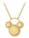 Mickey Mouse Icon Gold Necklace by Rebecca Hook – Personalized