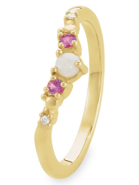 Disney's Fairy Tale Weddings Opal Wedding Band