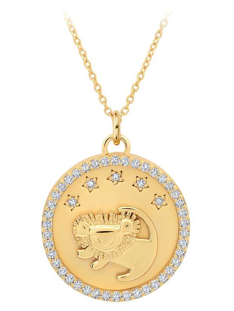 Simba Medallion Necklace by CRISLU – The Lion King