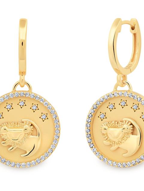 Simba Medallion Drop Earrings by CRISLU – The Lion King