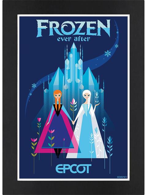 EPCOT Frozen Ever After Matted Print