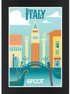 EPCOT Italy Pavilion Matted Print