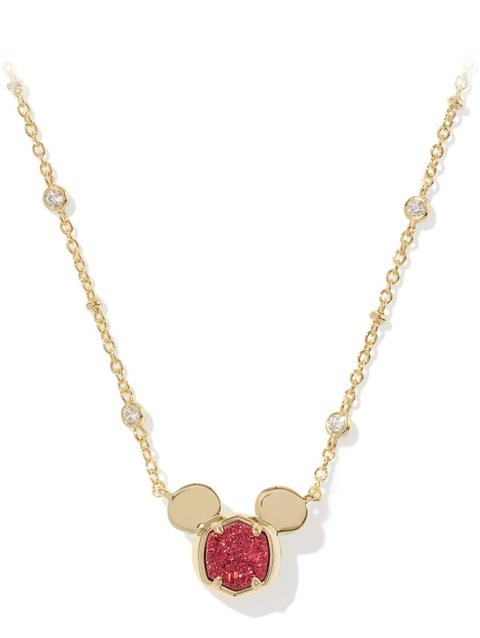 Mickey Mouse Icon Short Necklace by Kendra Scott – Red