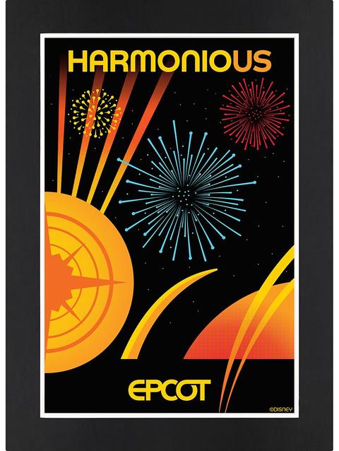 EPCOT Harmonious Matted Print