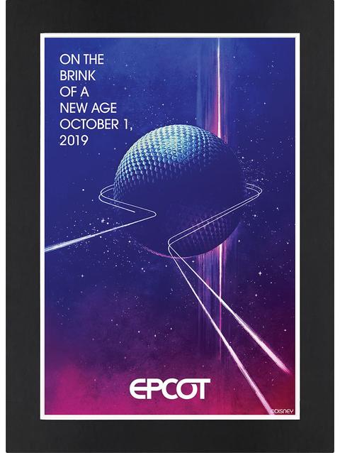 EPCOT 2019 Opening Matted Print