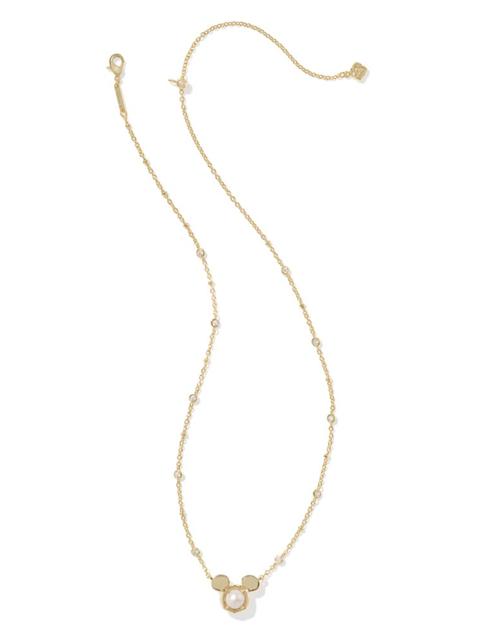 Mickey Mouse Icon Short Necklace by Kendra Scott – Pearl