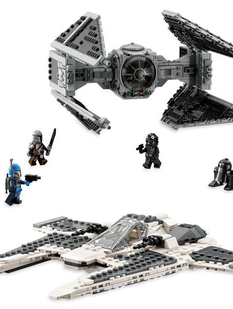 LEGO Mandalorian Fang Fighter vs. TIE Interceptor – Star Wars: The Mandalorian – 75348